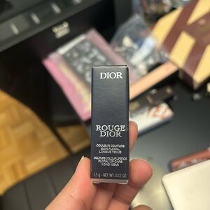 Dior Rouge Dior 100 Nude Look Velvet - Black and White Box